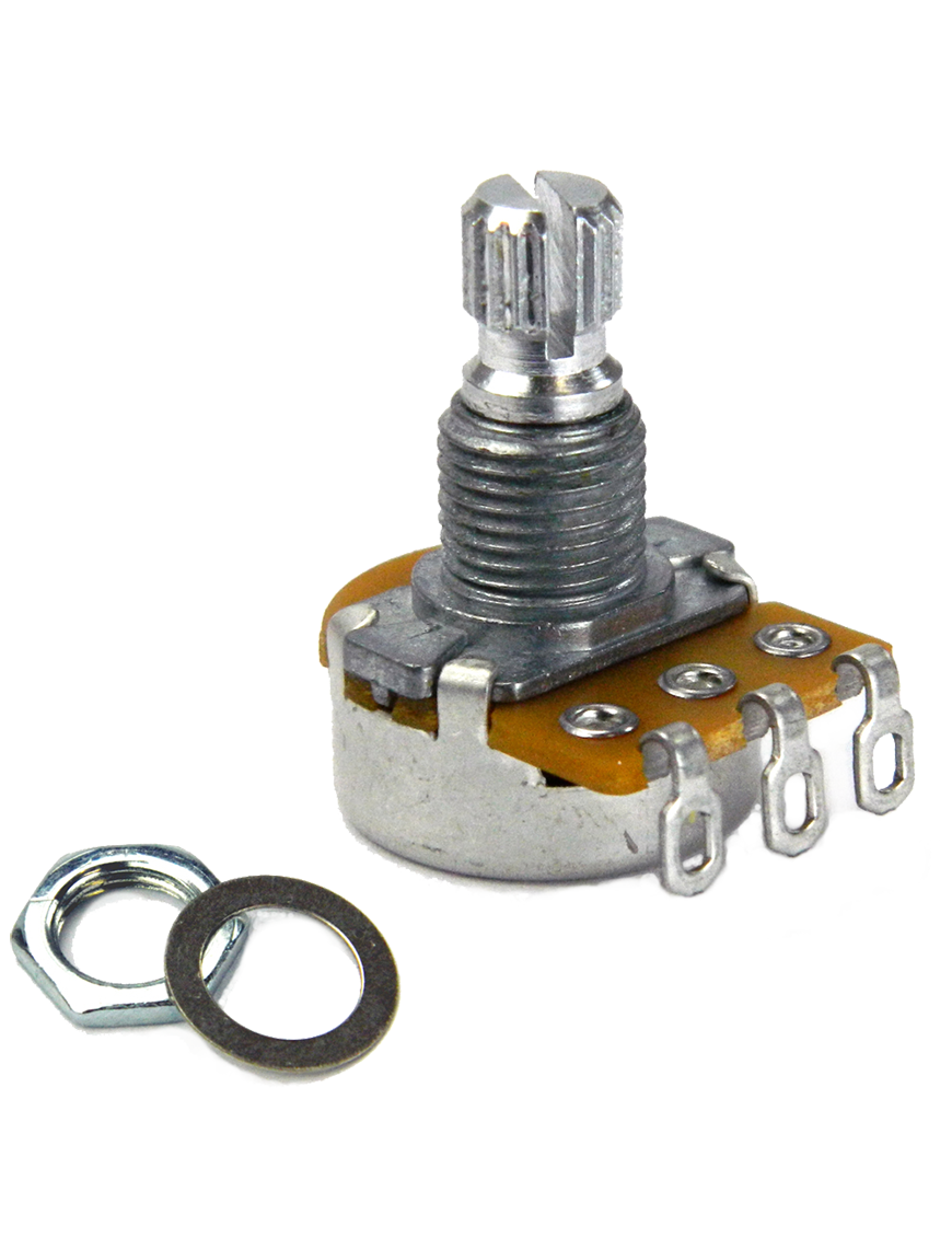 Santo Angelo® A500K Alpha Potenciómetro Guitarra 500K Mini Eje Corto Dividido