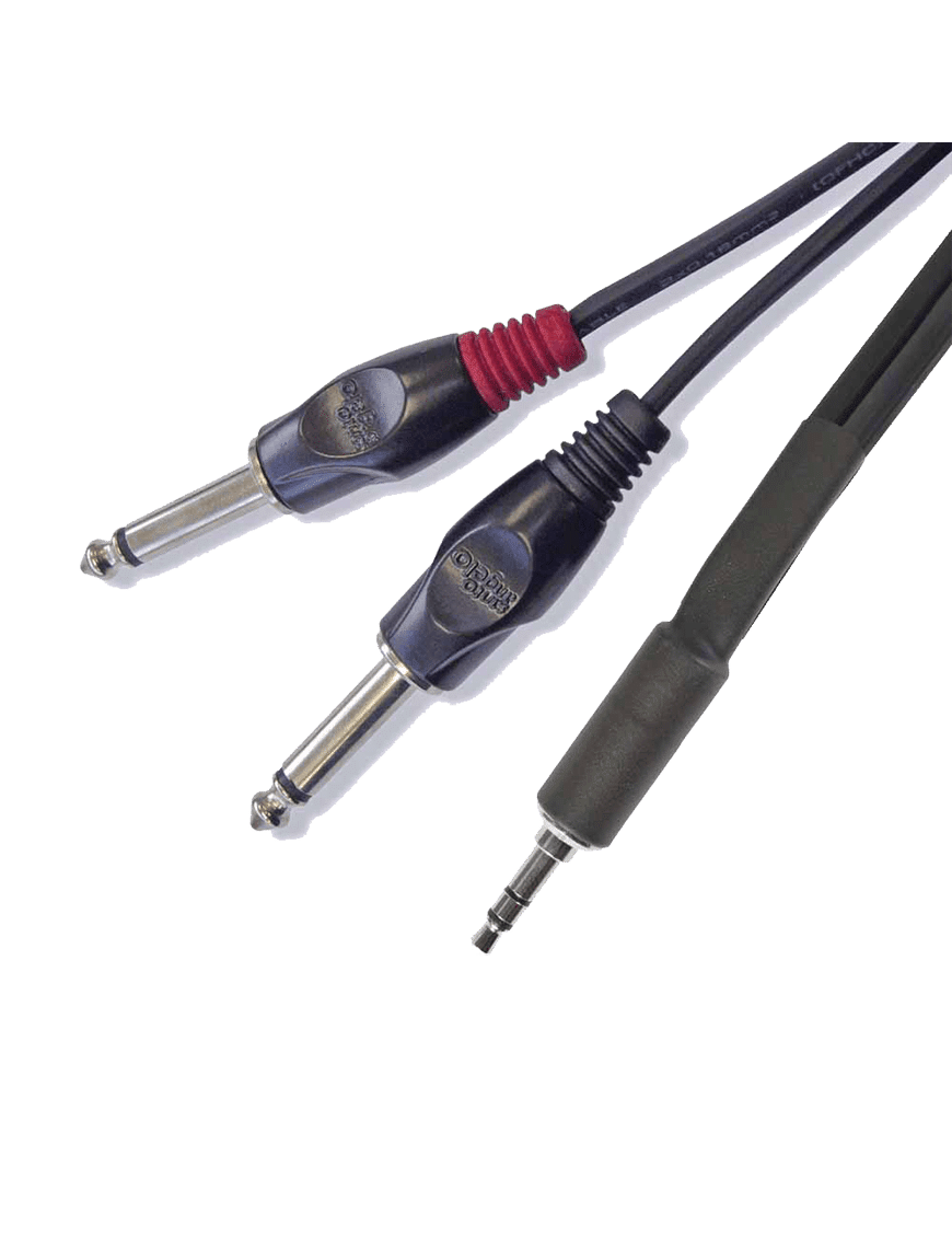 Santo Angelo® Ac14 1.8mt Cable Audio 1mini Plug ⅛" A 2plug ¼" Ofhc