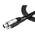 Santo Angelo® Ac17 1mt Cable Audio 1mini Plug ⅛" A 1xlr Hembra Ofhc