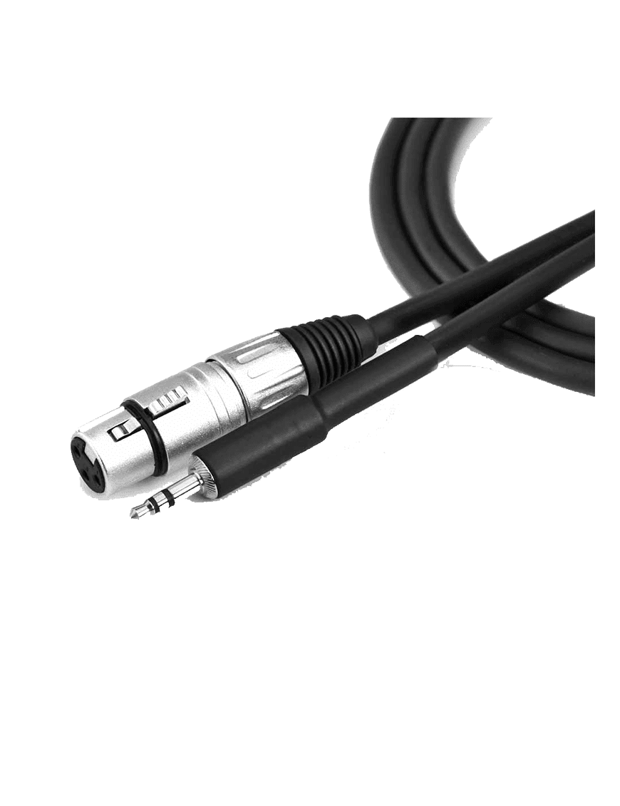 Santo Angelo Ac17 Cable Audio Mini Plug ⅛" A Xlr Ofhc Largo: 3.0 Mt