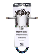 Santo Angelo® AC22 60cm Cable Pedal Textil Plug ¼" 90° a Plug ¼" L 90° OFHC