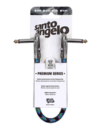 Santo Angelo® AC22 60cm Cable Pedal Textil Plug ¼" 90° a Plug ¼" L 90° OFHC