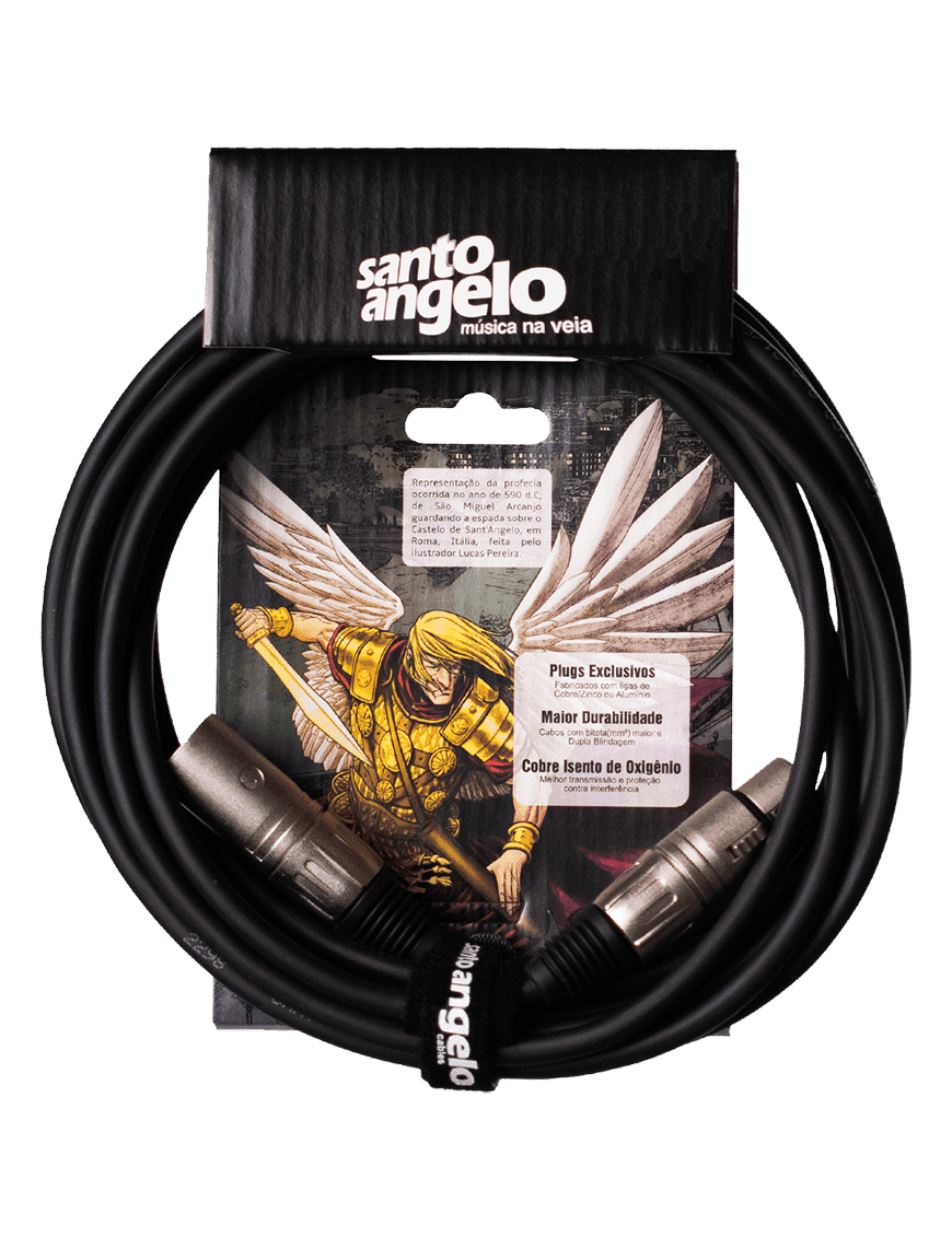 Santo Angelo Angel Lw Cable Micrófono Xlr A Xlr Ofhc | 25mt