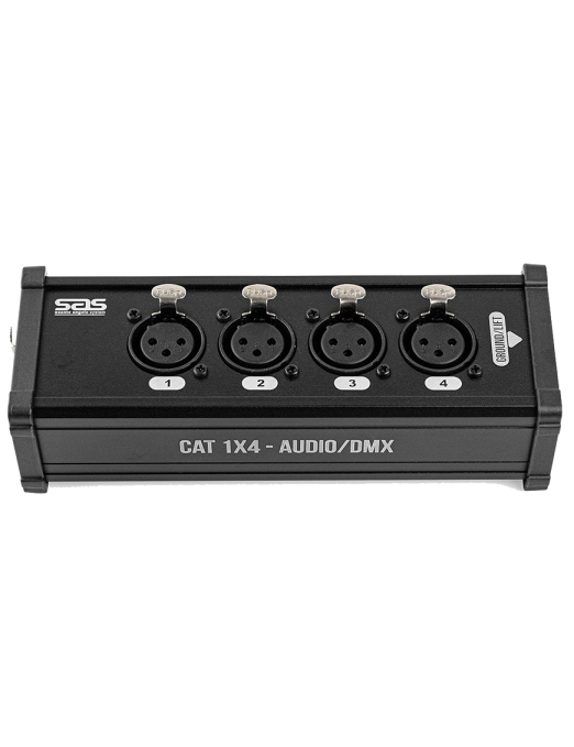 Santo Angelo® CAT1X4-XLR Multipar Extensor RJ45 XLR Hembra