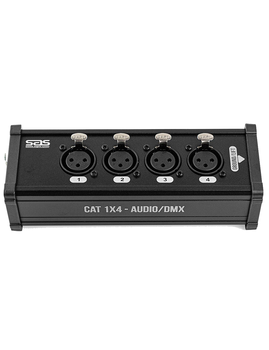 Santo Angelo® CAT1X4-XLR Multipar Extensor RJ45 XLR Hembra