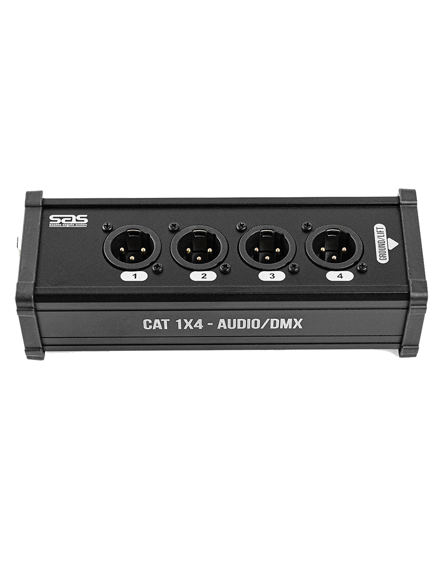 Santo Angelo® CAT1X4-XLR Multipar Extensor RJ45 XLR Macho