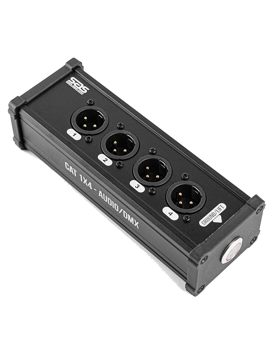Santo Angelo® CAT1X4-XLR Multipar Extensor RJ45 XLR Macho