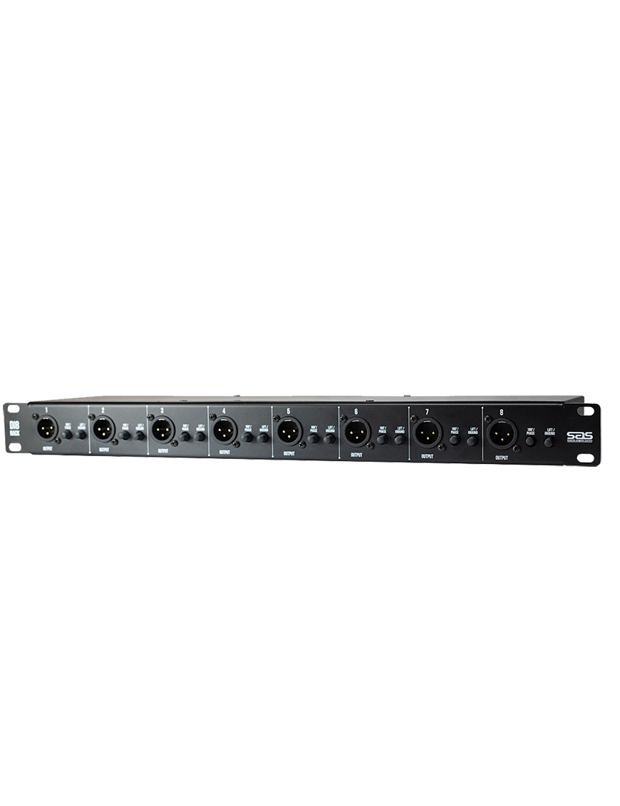 Santo Angelo® DI8 Caja Directa Pasiva 8 Canales Rack 19"