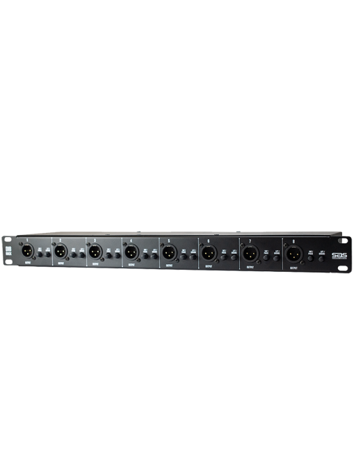 Santo Angelo® DI8 Caja Directa Pasiva 8 Canales Rack 19"