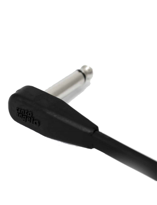 Santo Angelo® FLATCONN 25cm Cable Pedal Plug ¼" L 90° OFHC