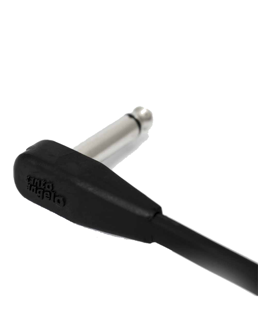 Santo Angelo® FLATCONN 25cm Cable Pedal Plug ¼" L 90° OFHC