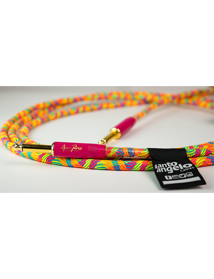 Santo Angelo® Signature América Paz Sailor Cable Bajo Plug Recto OFHC Largo: 4.57 mt