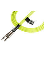 Santo Angelo® Neon Green Cable Instrumentos Plug ¼" Recto A Plug ¼" Recto Ofhc | 4.57mt