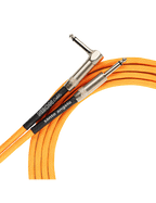 Santo Angelo® Neon Orange Cable Instrumentos Plug ¼" Recto A Plug ¼" 90° Ofhc | 4.57mt