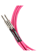 Santo Angelo® Neon Pink Cable Instrumentos Plug ¼" Recto A Plug ¼" Recto Ofhc | 3.05mt
