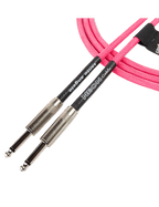 Santo Angelo® Neon Pink Cable Instrumentos Plug ¼" Recto A Plug ¼" Recto Ofhc | 3.05mt