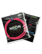 Santo Angelo® Neon Pink Cable Instrumentos Plug ¼" Recto A Plug ¼" 90° Ofhc | 3.05mt