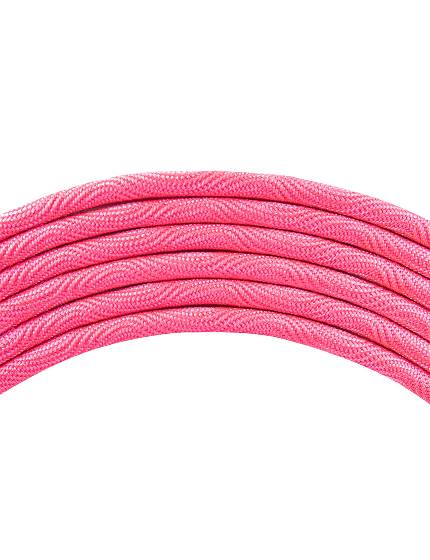 Santo Angelo® NEON Pink 6.10mt Cable Instrumentos Plug ¼" Recto a Plug ¼" 90° OFHC
