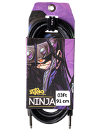 Santo Angelo® NINJA 91Cm Cable Patch Plug ¼" Recto a Plug ¼" Recto OFHC