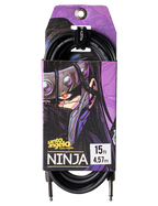 Santo Angelo® NINJA 4.57mt Cable Instrumentos Plug ¼" Recto a Plug ¼" Recto OFHC