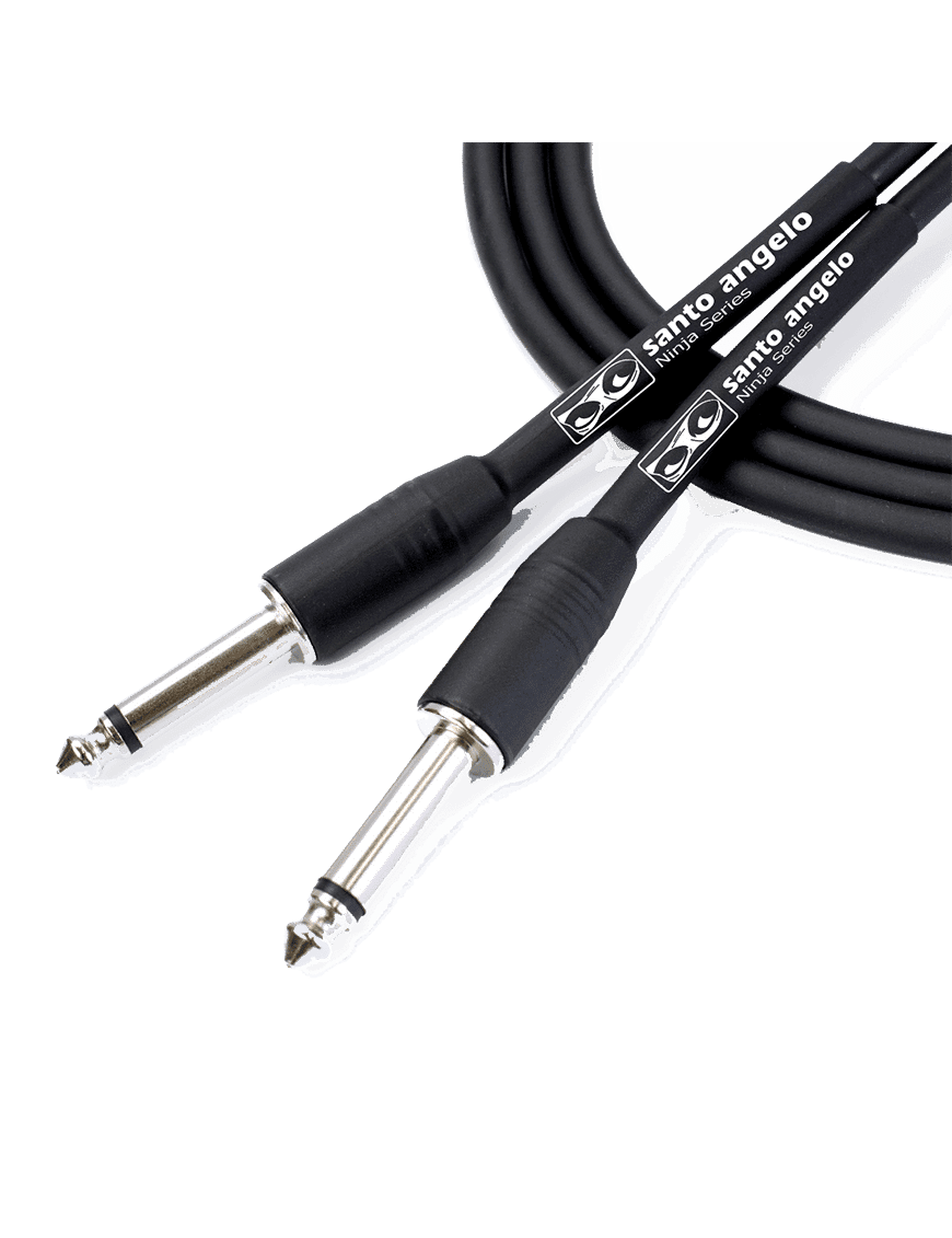 Santo Angelo Ninja Cable Instrumentos Plug ¼" Recto A Plug ¼" Recto Ofhc Largo: 6.10 Mt