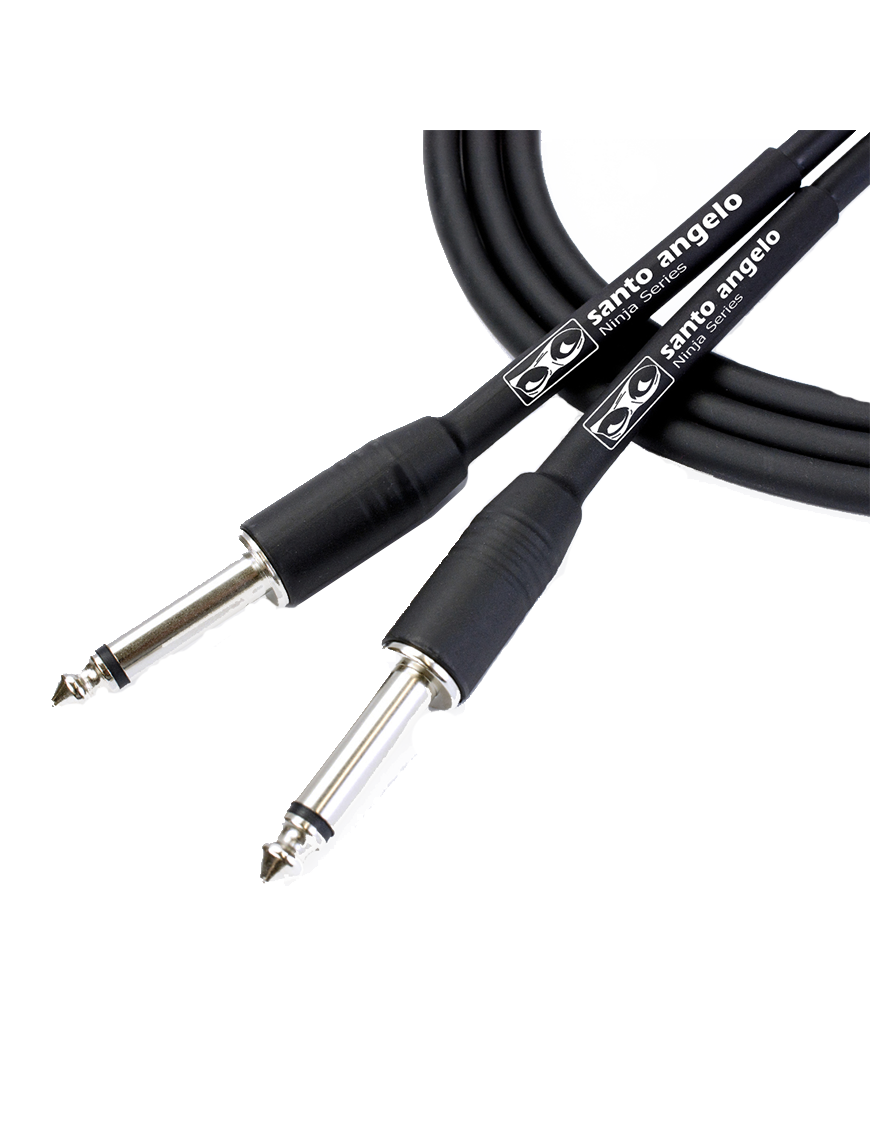 Santo Angelo Ninja Cable Instrumentos Plug ¼" Recto A Plug ¼" Recto Ofhc Largo: 6.10 Mt