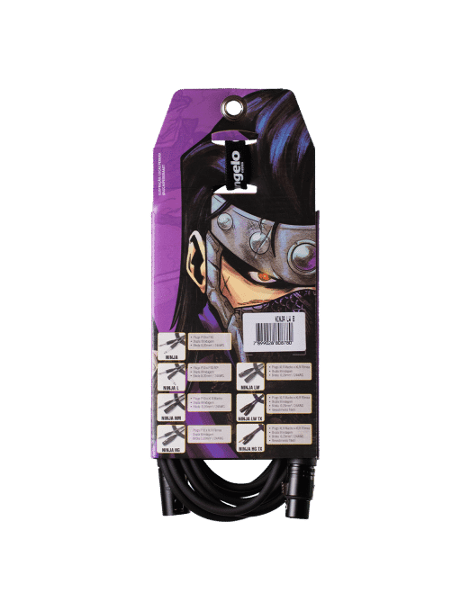 Santo Angelo® Ninja Lw 3.05 Mt Cable Micrófono Xlr A Xlr Ofhc
