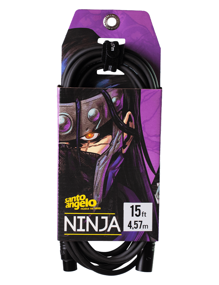 Santo Angelo® Ninja Lw 6.10mt Cable Micrófono Xlr A Xlr Ofhc