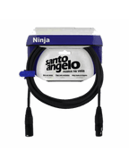 Santo Angelo Ninja Cable Micrófono Xlr A Xlr Ofhc Largo: 7.62 Mt