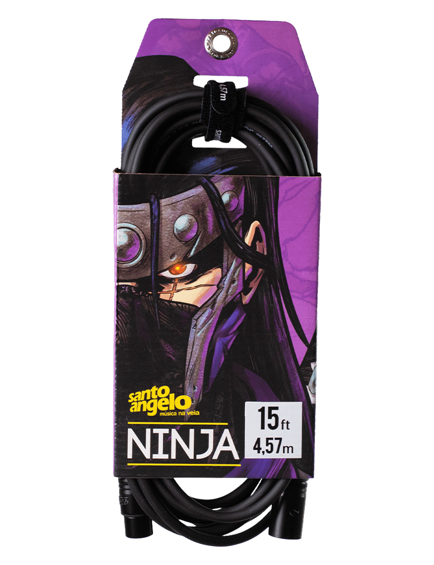 Santo Angelo Ninja Lw 12.20mt Cable Micrófono Xlr A Xlr