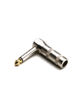 Santo Angelo® P10ML Mono Conector Plug ¼" TS Angulado 90° Punta Bañada en Oro