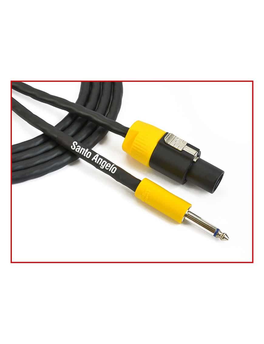 Santo Angelo Cable Cabezal-Gabinete Plug ¼" A Speakon Ofhc Largo: 1 Mt