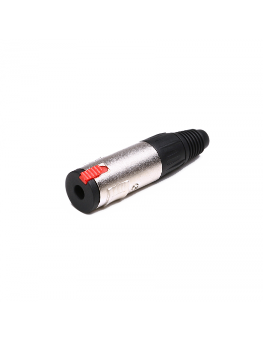 Santo Angelo® P10SF Stereo Conector Plug ¼" TRS con Seguro Hembra