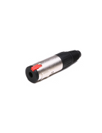 Santo Angelo® P10SF Stereo Conector Plug ¼" TRS con Seguro Hembra