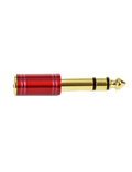 Santo Angelo® P2-P10 Adaptador Conector Mini Plug ⅛" a Plug ¼" Stereo Oro 18KT