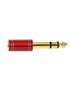 Santo Angelo® P2-P10 Adaptador Conector Mini Plug ⅛" a Plug ¼" Stereo Oro 18KT