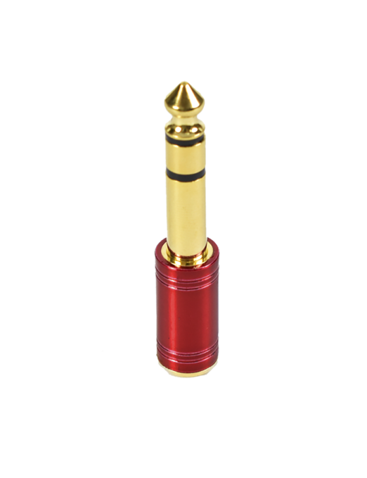 Santo Angelo® P2-P10 Adaptador Conector Mini Plug ⅛" a Plug ¼" Stereo Oro 18KT