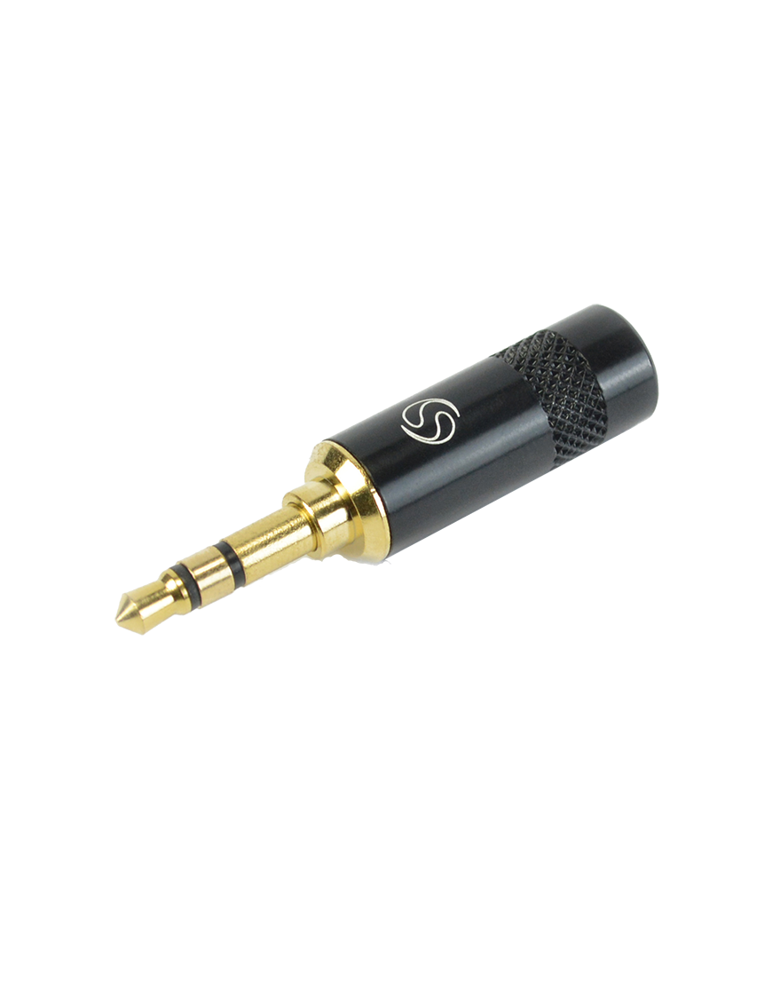 Santo Angelo® P2 Conector Mini Plug ⅛" Estéreo Recto Oro