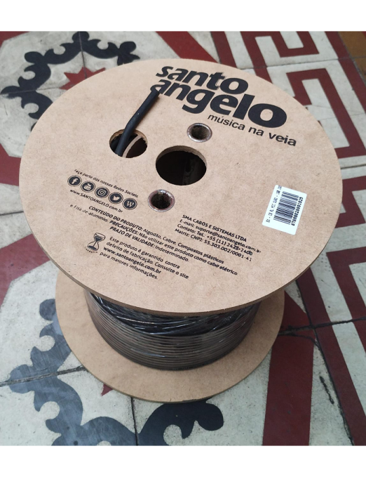 Santo Angelo® QUAD Cable Micrófono 4x0.33mm OFHC Rollo 100 mt | Venta Mínima 10 Metros
