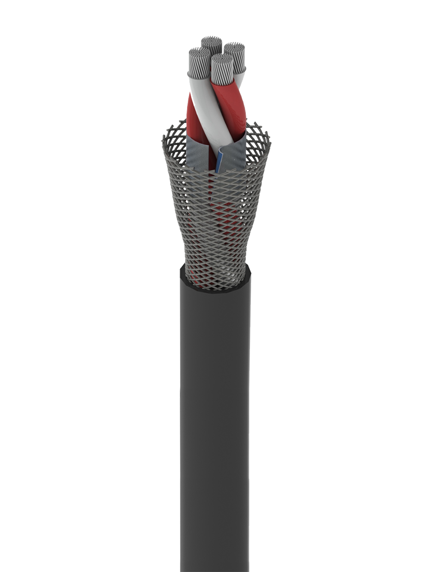 Santo Angelo® QUAD Cable Micrófono 4x0.33mm OFHC Rollo 100 mt | Venta Mínima 10 Metros