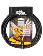Santo Angelo® SAMURAI 3.05mt Cable Instrumentos Plug ¼" Recto a Plug ¼" OFHC