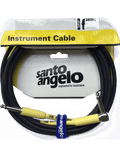 Santo Angelo® Samurai 4.57mt Cable Instrumentos Plug ¼" Recto A Plug ¼" L 90° Ofhc