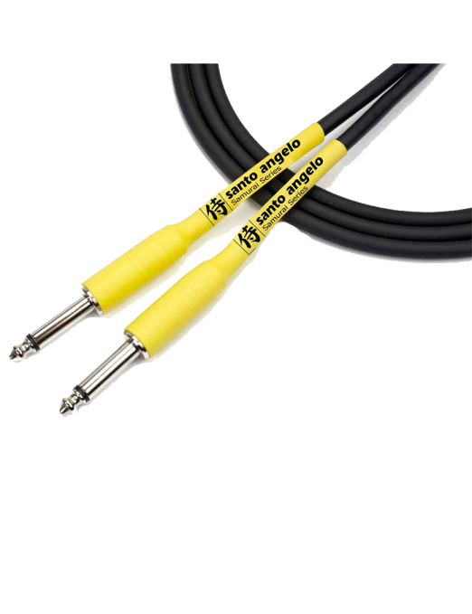 Santo Angelo® SAMURAI 7.62mt Cable Instrumentos Plug ¼" Recto a Plug ¼" Recto OFHC