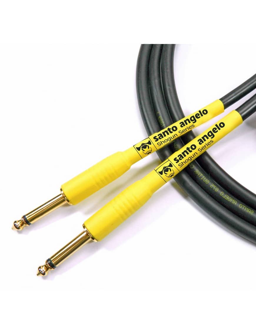 Santo Angelo Shogun Cable Instrumentos Plug ¼" Recto A Plug ¼" Recto Ofhc Largo: 4.57 Mt