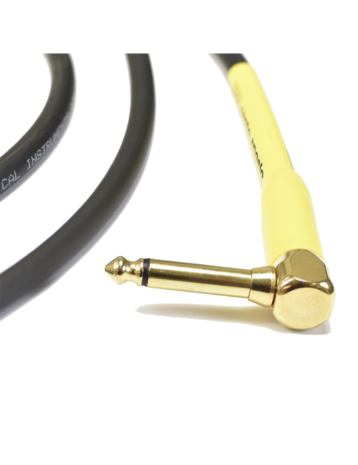 Santo Angelo® SHOGUN Cable Instrumentos Plug ¼" Recto a Plug ¼" L 90° OFHC | 6.10 mt