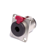 Santo Angelo® P10P Conector Chasis Jack Plug ¼" Mono/Estéreo con Seguro Hembra
