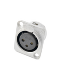Santo Angelo® XLR Hembra Conector Chasis con Seguro