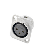 Santo Angelo® XLR Hembra Conector Chasis con Seguro