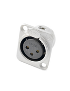 Santo Angelo® XLR Hembra Conector Chasis con Seguro