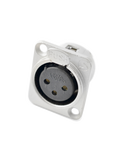 Santo Angelo® XLR Hembra Conector Chasis con Seguro